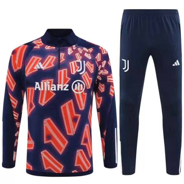 Juventus Sweat d'Entraînement Enfant 2023-24 Quart-Zip Rouge