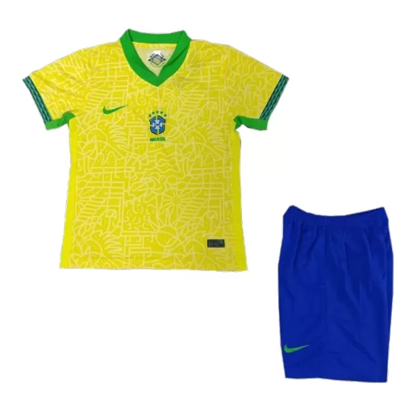 Maillot Brésil Enfant Domicile 2024