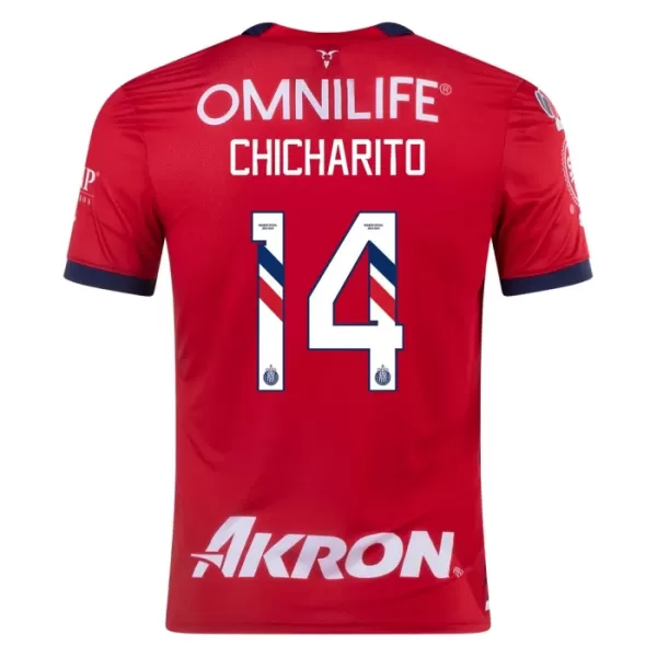 Maillot CD Guadalajara Chicharito 14 Homme Domicile 2023-24