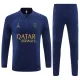 Paris Saint-Germain Sweat d'Entraînement Enfant 2023-24 Quart-Zip Navy