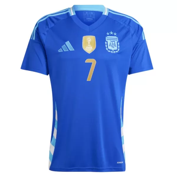 Maillot Argentine De Paul 7 Homme Extérieur 2024