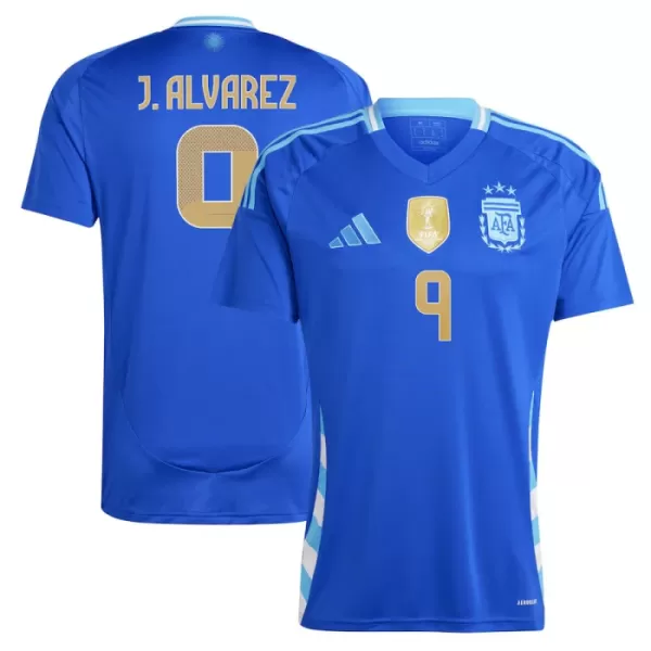 Maillot Argentine J. Alvarez 9 Homme Extérieur 2024