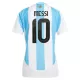 Maillot Argentine Messi 10 Femme Domicile 2024