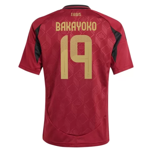 Maillot Belgique Bakayoko 19 Enfant Domicile Euro 2024