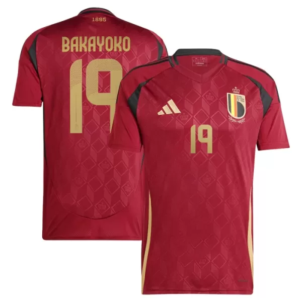 Maillot Belgique Bakayoko 19 Homme Domicile Euro 2024