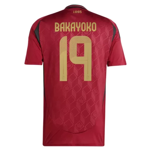 Maillot Belgique Bakayoko 19 Homme Domicile Euro 2024