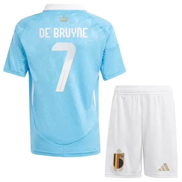 Maillot Belgique De Bruyne 7 Enfant Extérieur Euro 2024