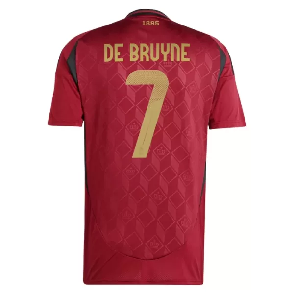 Maillot Belgique De Bruyne 7 Homme Domicile Euro 2024