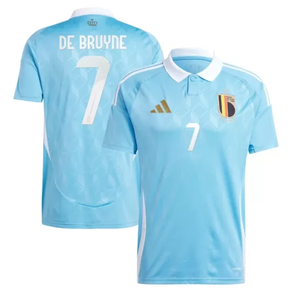 Maillot Belgique De Bruyne 7 Homme Extérieur Euro 2024