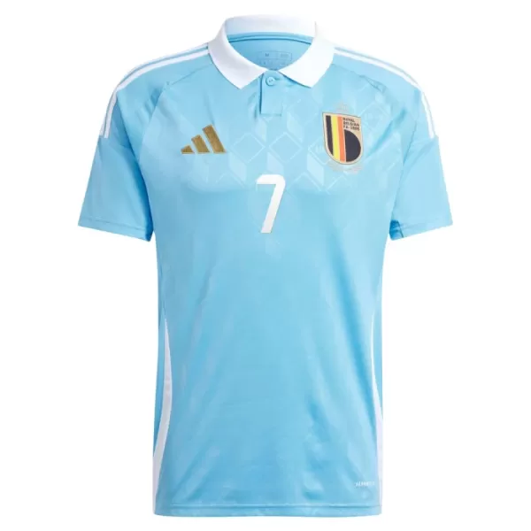 Maillot Belgique De Bruyne 7 Homme Extérieur Euro 2024