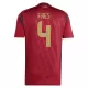 Maillot Belgique Faes 4 Homme Domicile Euro 2024