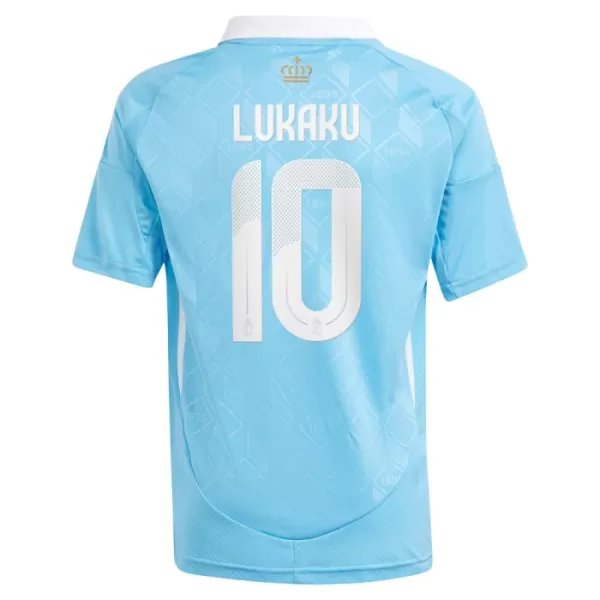 Maillot Belgique Lukaku 10 Enfant Extérieur Euro 2024