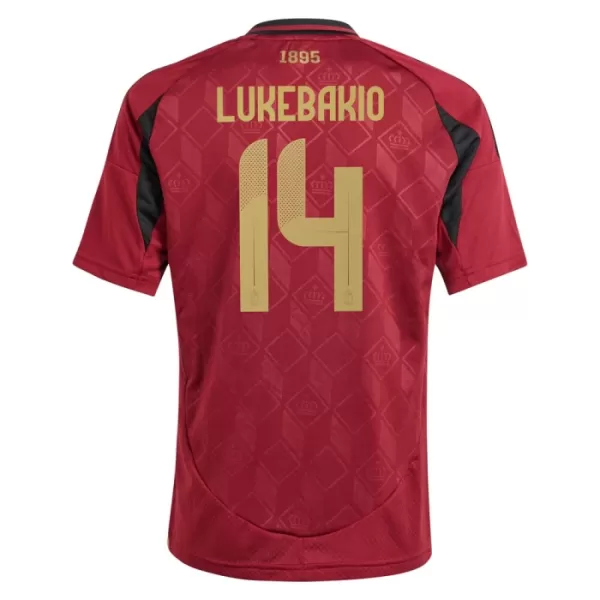 Maillot Belgique Lukebakio 14 Enfant Domicile Euro 2024