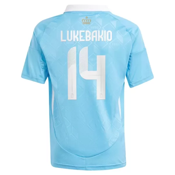 Maillot Belgique Lukebakio 14 Enfant Extérieur Euro 2024