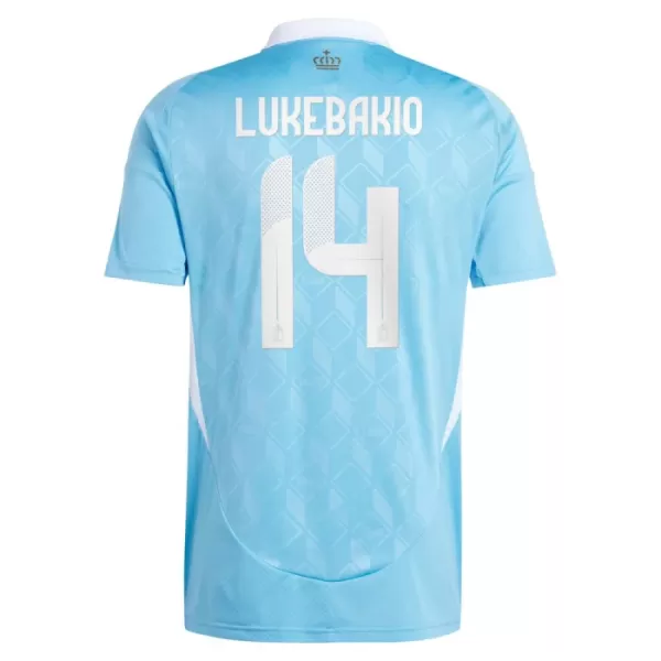 Maillot Belgique Lukebakio 14 Homme Extérieur Euro 2024