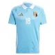 Maillot Belgique Mangala 18 Homme Extérieur Euro 2024