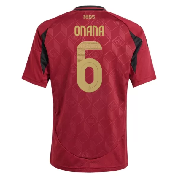 Maillot Belgique Onana 6 Enfant Domicile Euro 2024