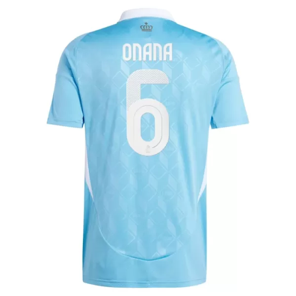 Maillot Belgique Onana 6 Homme Extérieur Euro 2024