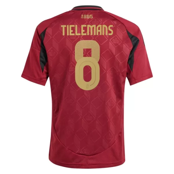 Maillot Belgique Tielemans 8 Enfant Domicile Euro 2024