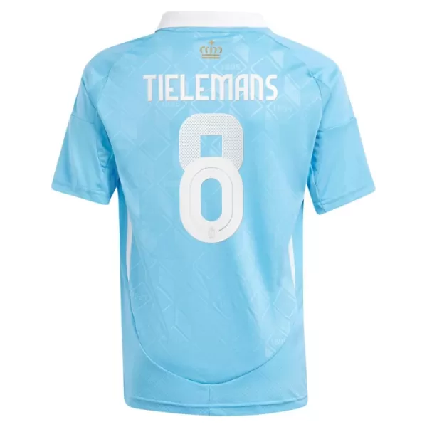 Maillot Belgique Tielemans 8 Enfant Extérieur Euro 2024