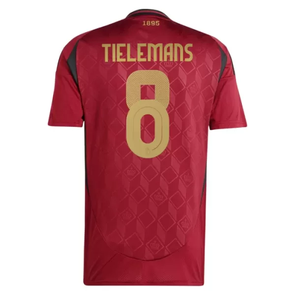 Maillot Belgique Tielemans 8 Homme Domicile Euro 2024