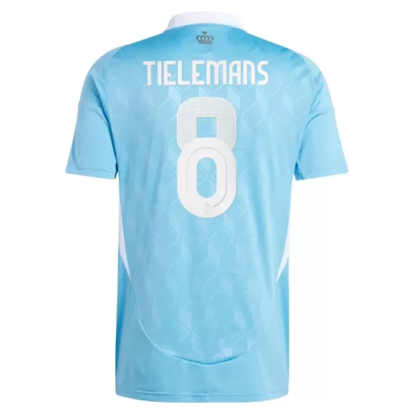 Maillot Belgique Tielemans 8 Homme Extérieur Euro 2024