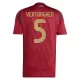 Maillot Belgique Vertonghen 5 Homme Domicile Euro 2024