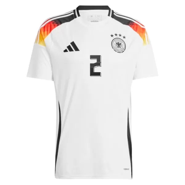 Maillot Allemagne Antonio Rudiger 2 Homme Domicile Euro 2024