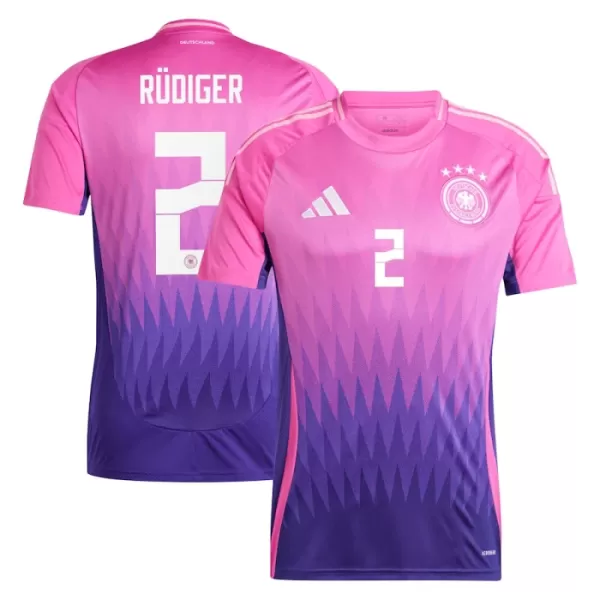 Maillot Allemagne Antonio Rudiger 2 Homme Extérieur Euro 2024