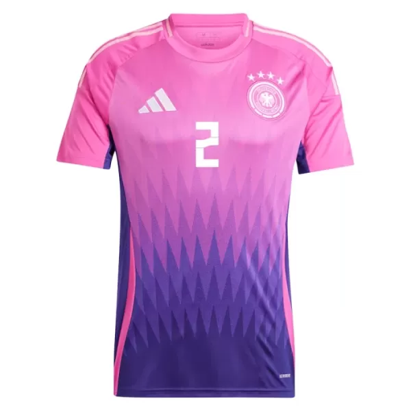 Maillot Allemagne Antonio Rudiger 2 Homme Extérieur Euro 2024