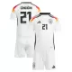 Maillot Allemagne Gundogan 21 Enfant Domicile Euro 2024