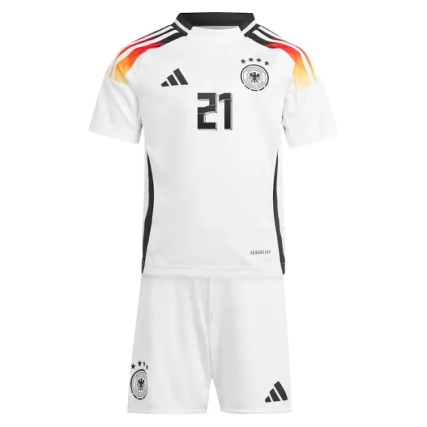 Maillot Allemagne Gundogan 21 Enfant Domicile Euro 2024