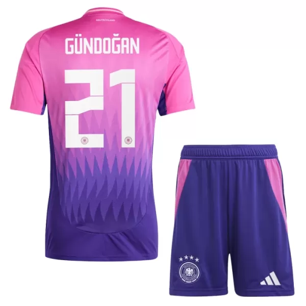 Maillot Allemagne Gundogan 21 Enfant Extérieur Euro 2024