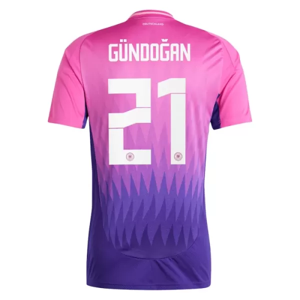 Maillot Allemagne Gundogan 21 Enfant Extérieur Euro 2024