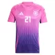 Maillot Allemagne Gundogan 21 Homme Extérieur Euro 2024