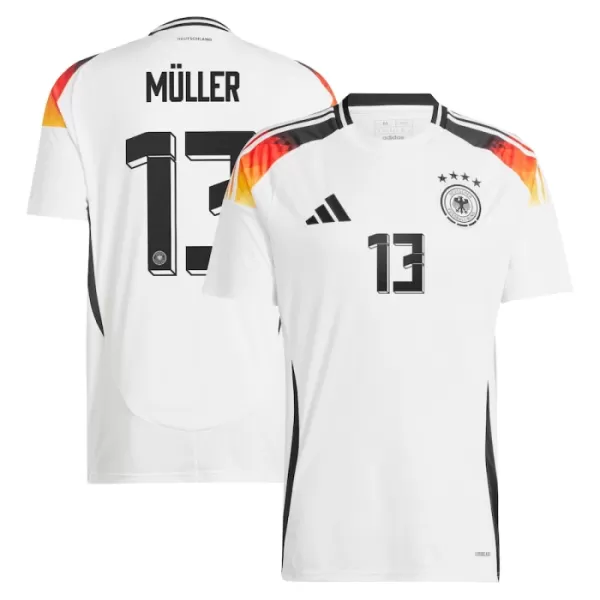 Maillot Allemagne Muller 13 Homme Domicile Euro 2024