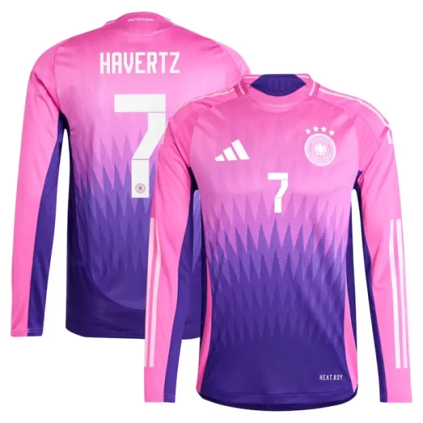 Maillot Manches Longues Allemagne Kai Havertz 7 Homme Extérieur Euro 2024