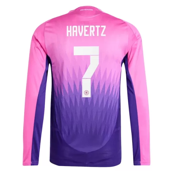 Maillot Manches Longues Allemagne Kai Havertz 7 Homme Extérieur Euro 2024