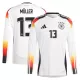 Maillot Manches Longues Allemagne Muller 13 Homme Domicile Euro 2024