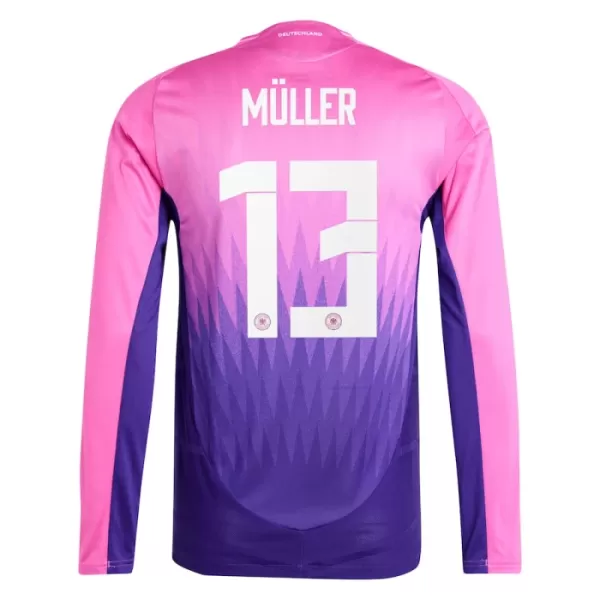 Maillot Manches Longues Allemagne Muller 13 Homme Extérieur Euro 2024