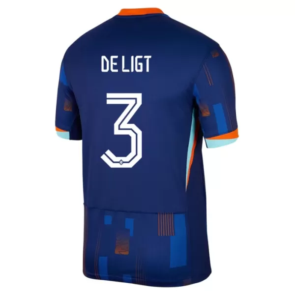 Maillot Pays-Bas De Ligt 3 Enfant Extérieur Euro 2024