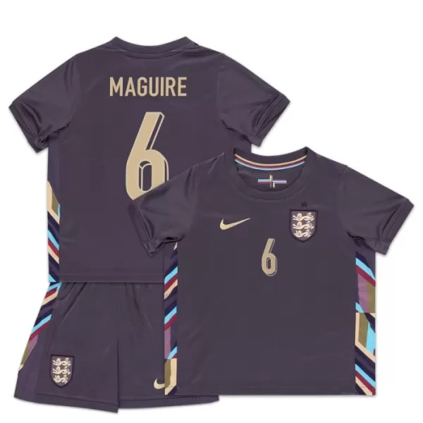 Maillot Angleterre Maguire 6 Enfant Extérieur Euro 2024