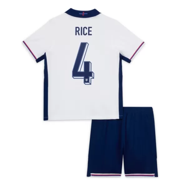 Maillot Angleterre Rice 4 Enfant Domicile Euro 2024