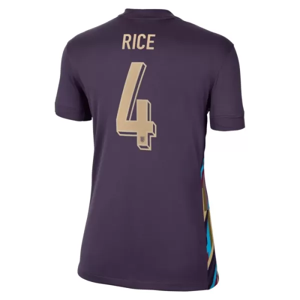 Maillot Angleterre Rice 4 Femme Extérieur Euro 2024