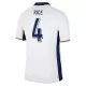 Maillot Angleterre Rice 4 Homme Domicile Euro 2024