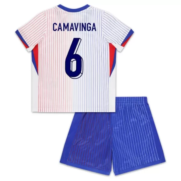 Maillot France Camavinga 6 Enfant Extérieur Euro 2024