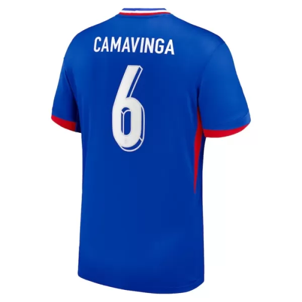 Maillot France Camavinga 6 Homme Domicile Euro 2024