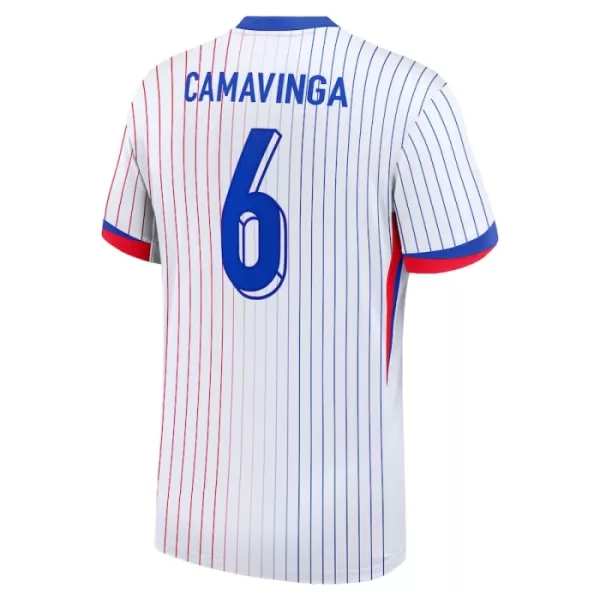 Maillot France Camavinga 6 Homme Extérieur Euro 2024