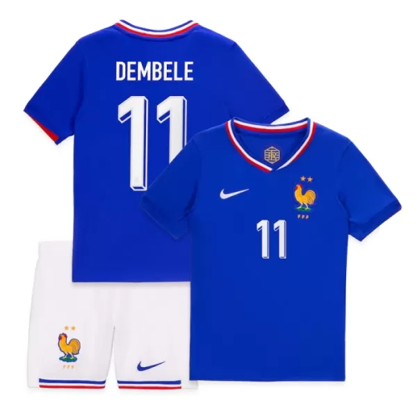 Maillot France Dembele 11 Enfant Domicile Euro 2024