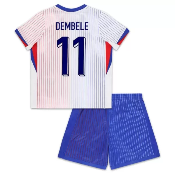 Maillot France Dembele 11 Enfant Extérieur Euro 2024